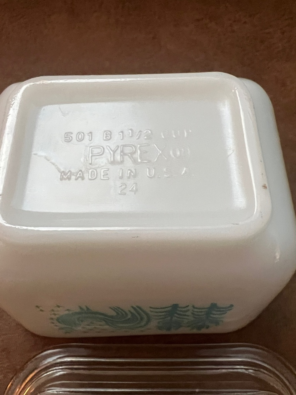 1963 Pyrex Vintage Refrigerator Dish ,Butterprint - Picture 2 of 9